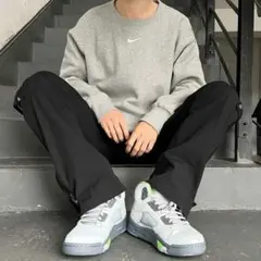 S 新品 ナイキ スウェット トレーナー オーバーサイズ グレー フェニックス