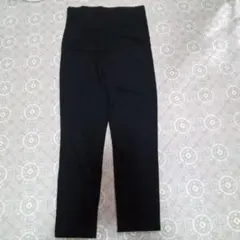 無印良品！ブラック ハイウエスト マタニティパンツ