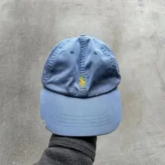 90s Polo Ralph Lauren ベースボールキャップ 水色