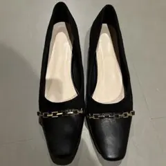 レディース　パンプス ローヒール　25.0センチ