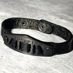 00s diesel archives leather bracelet y2k