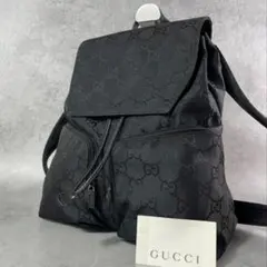 GUCCI グッチ　リュック　バックパック　GG 総柄　フラップ