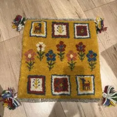 ペルシャギャッベ37x41cm(797)クッション、マット、ラグ絨毯 - メルカリ