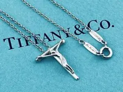 h958 希少　廃盤　美品　ティファニー　ロザリオ　キリスト　ネックレス　925