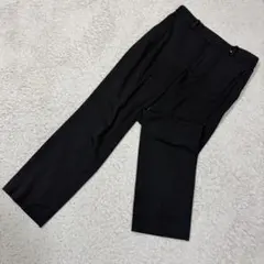 ユニクロ きれいめ ビジネス シンプル 定番感 テーパード 通勤 スラックス L