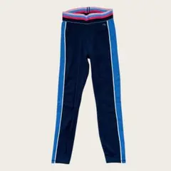 ギャップフィット レギンス スキニー ボーダー S 紺 青 ナイロン ランニングのサムネイル