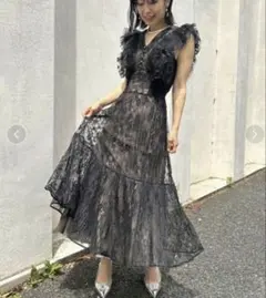 2025年最新】ラメプリーツレースドレス スナイデルの人気