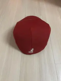 KANGOL 赤 ハンチング帽 ニット