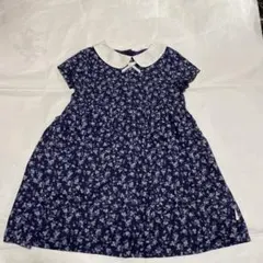 べべ　B e B e 小花ワンピース　100 女の子　美品