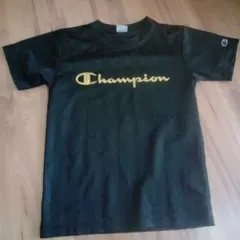 Champion チャンピオン黒 速乾素材Tシャツ150