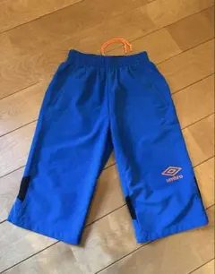 umbro 青 ハーフパンツ