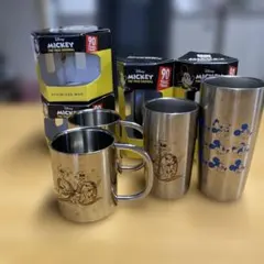 ディズニー ミッキーマウス 90周年 限定 ステンレス マグカップ タンブラー