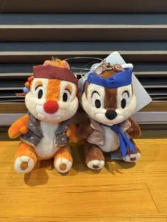 【レア】【限定品】2019夏　ぬいぐるみバッチ　チップとデール