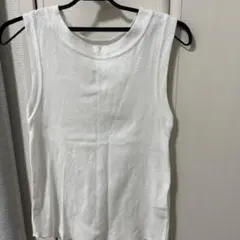 Sea Room lynn ホワイト タンクトップ