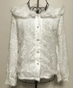 ヴィンテージ レースホワイトブラウス