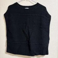 LOWRYS FARM トップス　レイヤードニット　重ね着