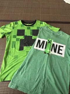 Minecraft Creeper Tシャツ 2枚セット