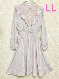 美品★Honeysワンピース★LL★めちゃくちゃ可愛い