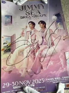 GMMTV JimmySea FANDAY30 Tokyo直筆サイン入りポスター - メルカリ
