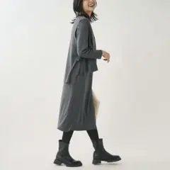 【タイムセール】ニットベストアンサンブルワンピース