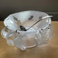 桜模様　ガラス食器セット