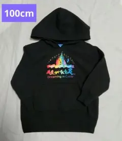 ディズニーリゾート　キッズ　パーカー 100cm　ブラック