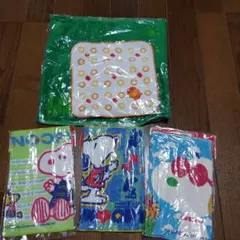 スヌーピー ミニタオル 3枚セット＋おまけ2枚