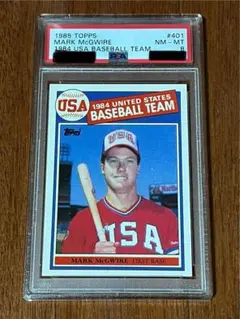 1985 Topps #401 Mark McGwire PSA 8 NM-MT