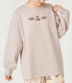 ベージュ スウェット