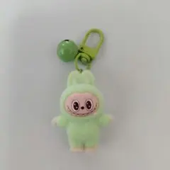 新品 ラブブ ミニキーホルダー グリーン