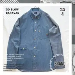 goslowcaravan　ゴースローキャラバン　BDデニムシャツ　インディゴのサムネイル
