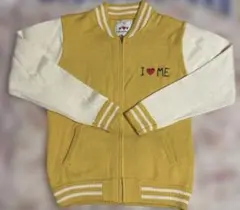 （美品）WC 刺繍 ニット　ジップアップスタジャン