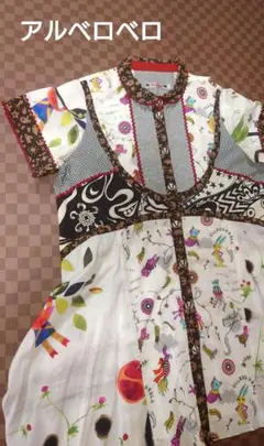 アルベロベロ　半袖ブラウス　チュニック　シャツのサムネイル