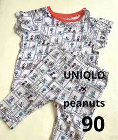 ユニクロ スヌーピーセットアップ 90サイズ