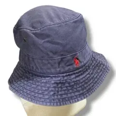 Polo by Ralph Lauren ロゴ刺繍 バケットハット 帽子