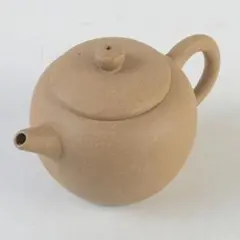 中国　中国宣興銘　紫砂　黄泥　急須　茶壷　V　9994