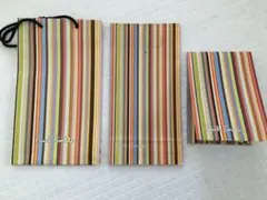 紙袋 ポールスミス【paul smith】3点セット