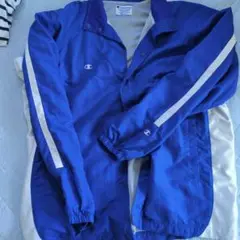 Champion メッシュジャケット XO 青