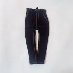 ディーラー様製 オビツ30 ボディ用 ミリタリーサルエルパンツ 黒