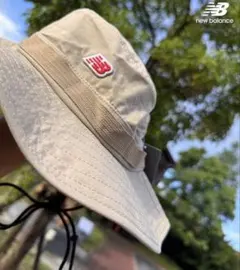 新品タグ付き ニューバランスNB帽子 キャップ サファリハットNBロゴ/LXLのサムネイル