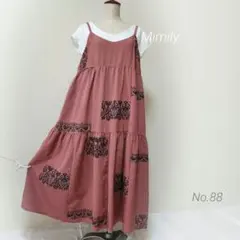着物リメイクno.88 キャミソールワンピース
