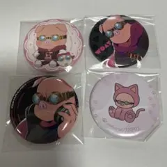ドズル社 おおはらMEN 缶バッジ4個セット ドズバース WOAT
