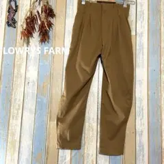 【LOWRYS FARM 】カジュアル　パンツ テーパード　ブラウン M