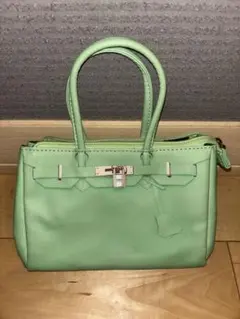 ハンドバッグ　黄緑