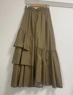 ［ココディール］アシメティアードスカート