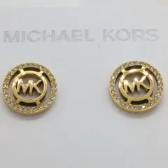 新品 マイケルコース ピアス ゴールドカラー MKロゴ アクセサリー ストーンのサムネイル