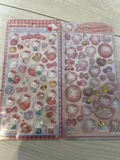 ハローキティ うるちゅる　ボンボンドロップシール