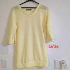 【INGNI】ニットサマーセーター