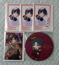 にじさんじ 夢追翔 アニカフェ コースター ビジュアルカード わんにゃん