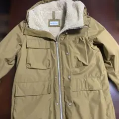 GLOBAL WORK フード付きマウンテンパーカー ベージュ